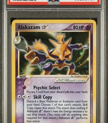 [SOLD] Pokemon TCG Graded Card: 2006 Gold Star Alakazam English #099 PSA 8
