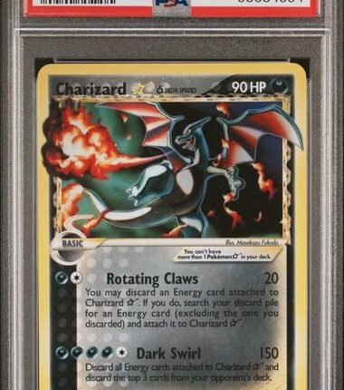 [SOLD] Pokemon TCG Graded Card: 2006 Gold Star Charizard English #100 PSA 5