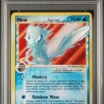 [SOLD] Pokemon TCG Graded Card: 2006 Gold Star Mew English PSA 8