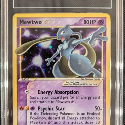 [SOLD] Pokemon TCG Graded Card: 2006 Gold Star Mewtwo English #103 TAG 10