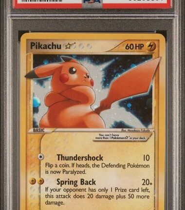 [SOLD] Pokemon TCG Graded Card: 2006 Gold Star Pikachu English #104 PSA 6