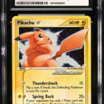 [SOLD] Pokemon TCG Graded Card: 2006 Pikachu Gold Star English CGC 10 GEM Mint