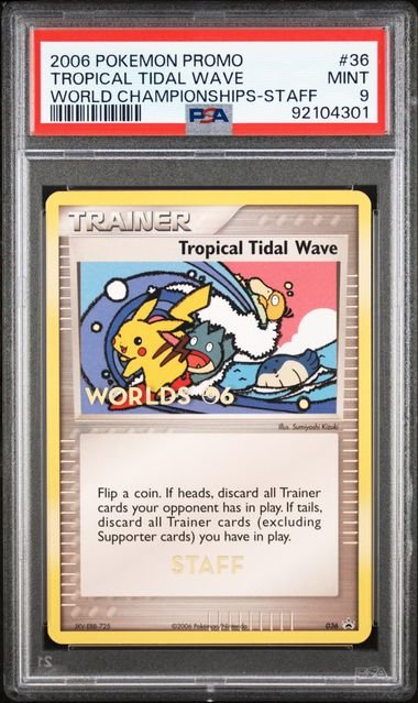 [SOLD] Pokemon TCG Graded Card: 2006 Pokemon Promo Trainer Tropical Tidal Wave