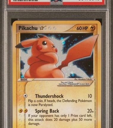 [SOLD] Pokemon TCG Graded Card: 2007 Gold Star Pikachu PSA 10