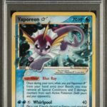 [SOLD] Pokemon TCG Graded Card: 2007 Gold Star Vaporeon English #102 PSA 8