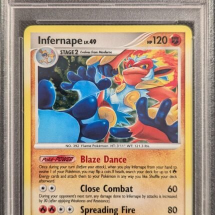 [SOLD] Pokemon TCG Graded Card: 2008 Infernape English #003 PSA 9