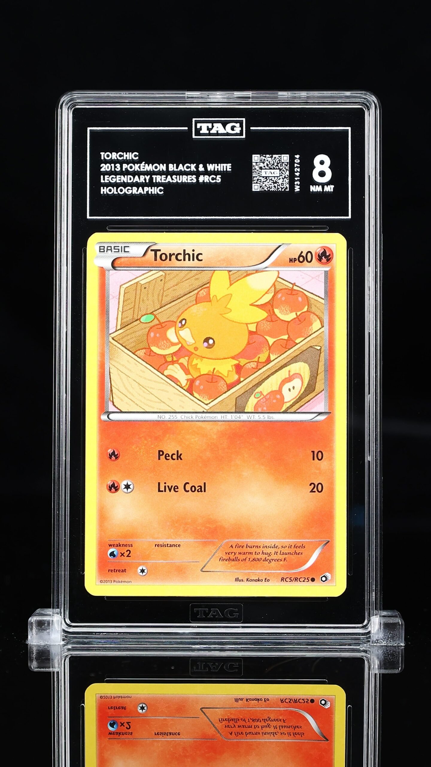 [SOLD] Pokemon TCG Graded Card: 2013 Torchic English #RC5 TAG[X] 8