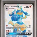 [SOLD] Pokemon TCG Graded Card: 2019 Lucario GX #SV64 PSA 9