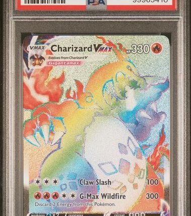 [SOLD] Pokemon TCG Graded Card: 2020 Charizard VMAX English #74 PSA 10