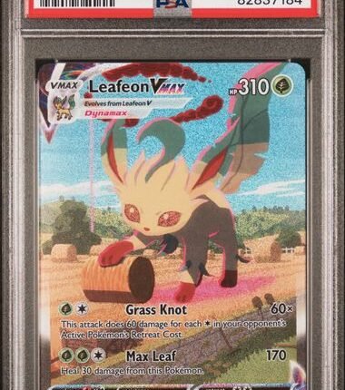 [SOLD] Pokemon TCG Graded Card: 2021 Leafeon VMAX English #205 PSA 10