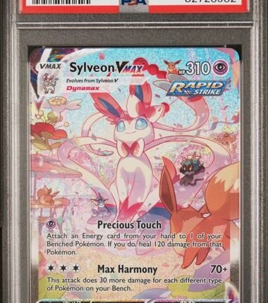[SOLD] Pokemon TCG Graded Card: 2021 Sylveon VMAX English #212 PSA 10