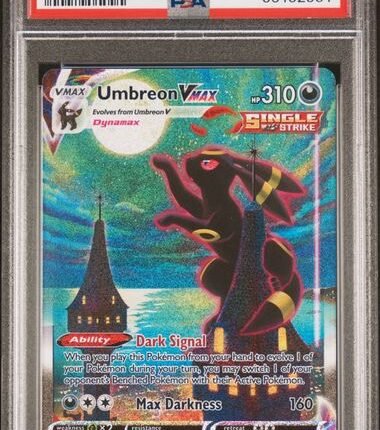 [SOLD] Pokemon TCG Graded Card: 2021 Umbreon VMAX English #215 PSA 10