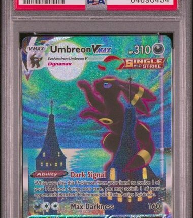 [SOLD] Pokemon TCG Graded Card: 2021 Umbreon VMAX English #215 PSA 10
