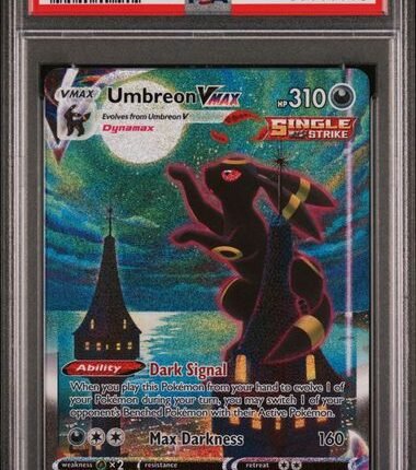 [SOLD] Pokemon TCG Graded Card: 2021 Umbreon VMAX English #215 PSA 10