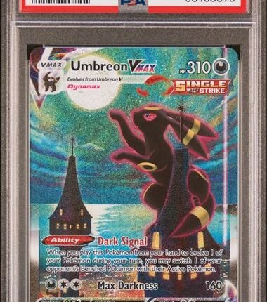 [SOLD] Pokemon TCG Graded Card: 2021 Umbreon VMAX English #215 PSA 10