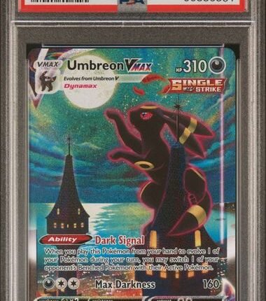 [SOLD] Pokemon TCG Graded Card: 2021 Umbreon VMAX English #215 PSA 10