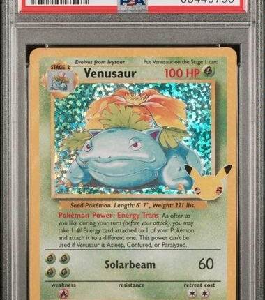 [SOLD] Pokemon TCG Graded Card: 2021 Venusaur Celebrations English #015 PSA 8