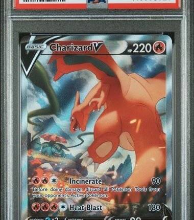 [SOLD] Pokemon TCG Graded Card: 2022 Charizard V English 154/172 PSA 9