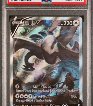 [SOLD] Pokemon TCG Graded Card: 2022 Lugia V English #186 PSA 10