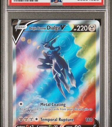 [SOLD] Pokemon TCG Graded Card: 2022 Origin Forme Dialga V English #177 PSA 10
