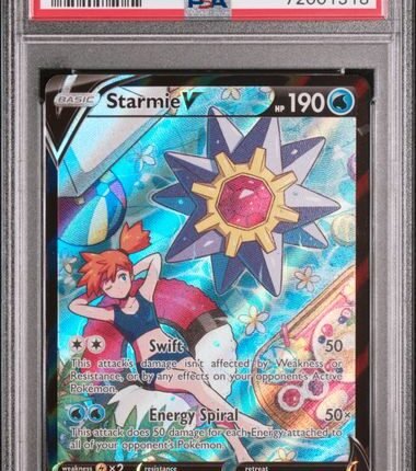 [SOLD] Pokemon TCG Graded Card: 2022 Starmie V English TG13/TG30 PSA 9