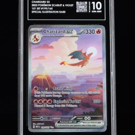 [SOLD] Pokemon TCG Graded Card: 2023 Charizard Ex English #199 TAG[X] 10