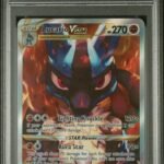 [SOLD] Pokemon TCG Graded Card: 2023 Lucario Vstar #291 PSA 10