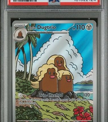 [SOLD] Pokemon TCG Graded Card: 2024 Alolan Dugtrio #208 PSA 10