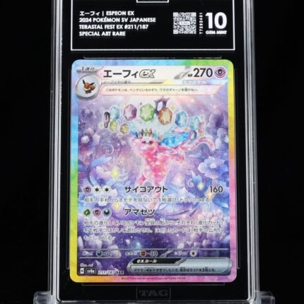 [SOLD] Pokemon TCG Graded Card: 2024 Espeon ex Japanese #211 TAG[X] 10