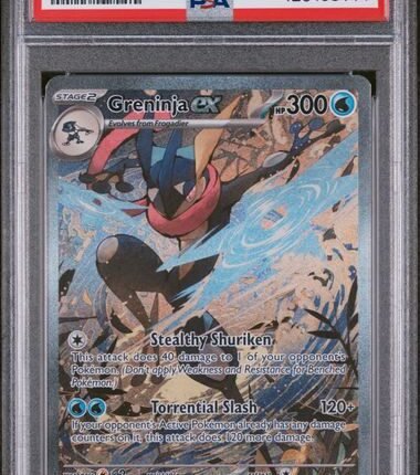 [SOLD] Pokemon TCG Graded Card: 2024 Greninja ex #132 PSA 9