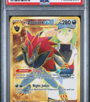 [SOLD] Pokemon TCG Graded Card: 2025 N's Zoroark Ex English #189 PSA 10