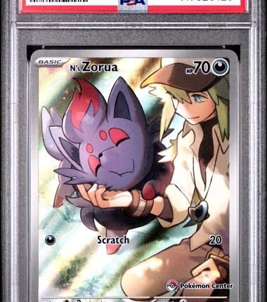 [SOLD] Pokemon TCG Graded Card: 2025 N's Zorua (Pokemon Center) English #189 PSA 9