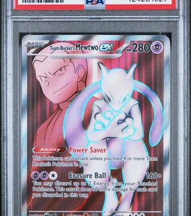 [SOLD] Pokemon TCG Graded Card: 2025 Team Rocket's Mewtwo ex #213/182 PSA 10