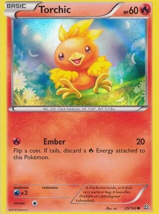 Torchic - 25/160 (Sheen Holo) [MCAP - 025/160]