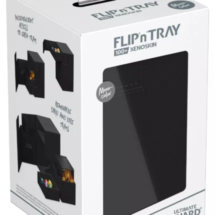 Ultimate Guard - Flip‘n‘Tray 100+ Xenoskin Deck Box - Black