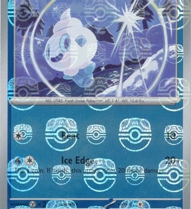Vanillite (Master Ball Pattern) [WHT - 027/086]