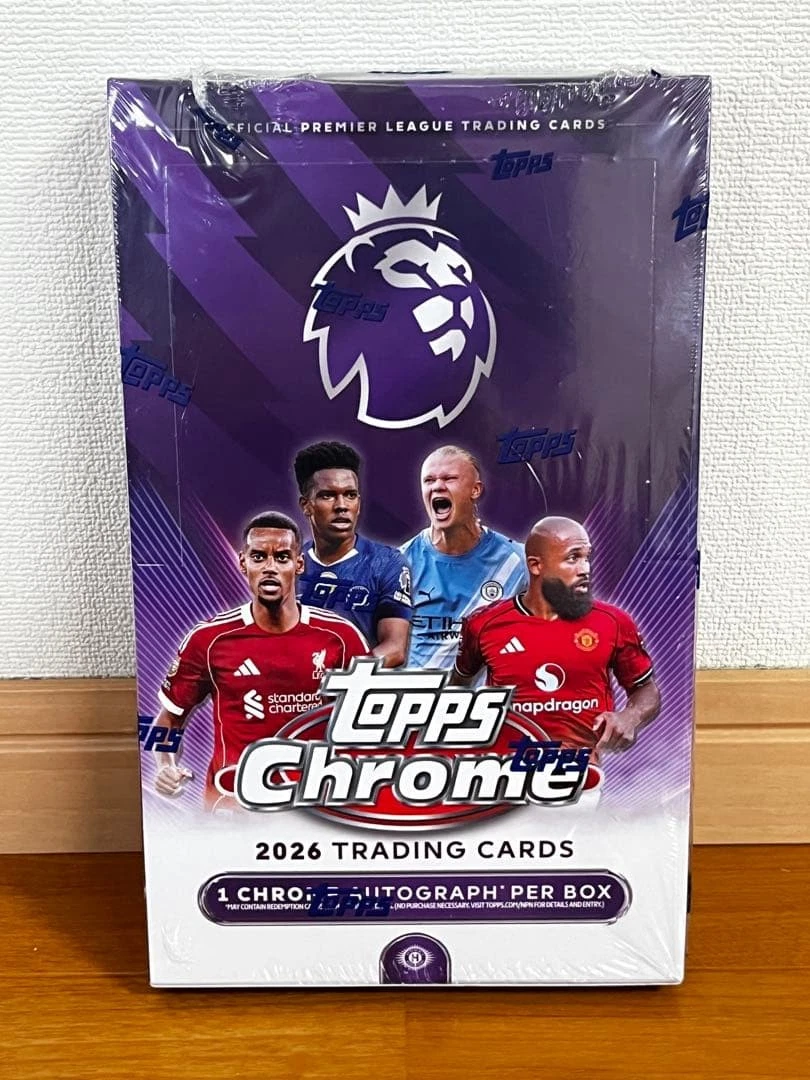 s-l1600 (1) 2026 Topps Chrome Premier League Soccer Hobby Box Includes Star & Rookie Sign C - Image 1